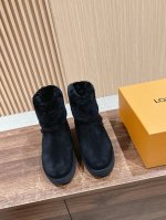 顶级品质工厂 louis vuitton fw24 new arrival～ L家2024秋冬新款羊毛短靴 雪地靴 又是一款Lv经典之作！超正立体的圆润靴型 皮