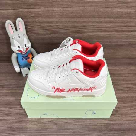 顶级版本Off-White Out Of Office 低帮涂鸦板鞋情侣款白红。 Off-White箭头符号、Ziptie 标签、1Ogo印花等经典元素皆在此呈 - 点击图像关闭