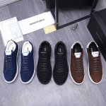 商品商标：Armani 阿玛尼 休闲鞋 正码码数: 38-44 商品材料：精选磨砂牛皮压纹鞋面 羊皮内里 牛皮鞋垫 原版大底