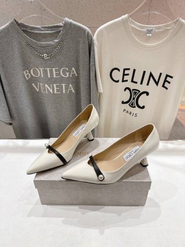高版本出厂 Jimmy Choo*｜Jc 吉米周2025Ss夏季新款高跟鞋单鞋 原版套楦，完美的线条，简约大气上脚显气质粗跟舒适百搭，还能拉长双腿显高显瘦显腿长