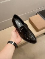 爱马仕顶级品质 羊皮里跑量价 秒杀爱仕秋冬顶级高帮休闲皮鞋，小牛皮面料，内里羊皮，质量无可挑剔，绝不是普通货色，黑色 Size：37-45
