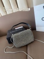 Alexander Wang 亚历山大王钻钻包闪闪发光的手提斜挎包 超级喜欢 有一种酷酷的感觉，实物超级闪 Bing 夜店必备了！爆炸洋气！随便搭衣服！有钱感上