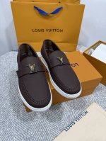 新款 代购品质Lv～路易威登西装商务鞋系列！By Virgin Abloh最好看的运动鞋，驴牌力推新品，官网限定款复古篮球运动鞋！高帮低帮均花血本购入原版1:1