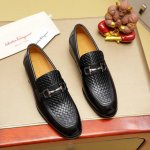 工厂P价 里 Ferragamo 菲拉格慕 爆款时尚皮鞋官网专柜1:1制作，原版开模好质量看得见，进口高端头层打蜡小牛皮，水染皮内里纹路很清优质防水防滑耐磨大底