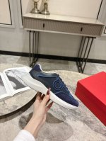顶级版本：男款 Ferragamo菲拉格慕 最新Gancini系列 厚底 休闲 运动鞋 原版购入开发 做货 这款都市风格休闲鞋大胆融合多种面料，巧妙运用高科技网