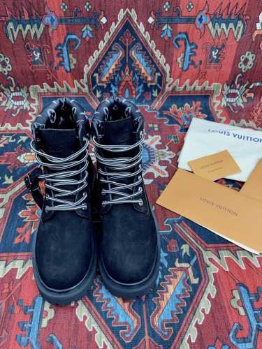 代购级别顶级品质 Louis Vuitton x Timberland联名 Via Instagram Lv 24ss 早秋 添柏岚 大黄靴 今年 1月 LV