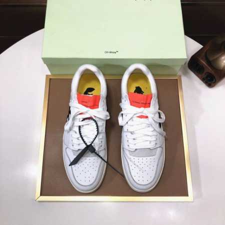 工厂批 Off-White 原版一比一复刻狠货高端品质最新款官网还没上市，顶级版本。 面料：进口开边珠复膜皮 里布：进口透气网布 大底：新材料进口tpu组合底 - 点击图像关闭
