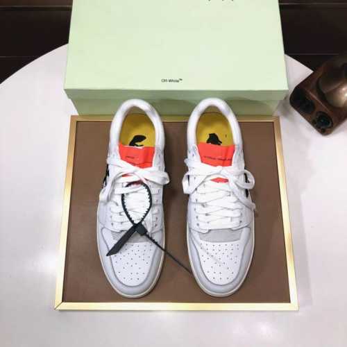工厂批 Off-White 原版一比一复刻狠货高端品质最新款官网还没上市，顶级版本。 面料：进口开边珠复膜皮 里布：进口透气网布 大底：新材料进口tpu组合底