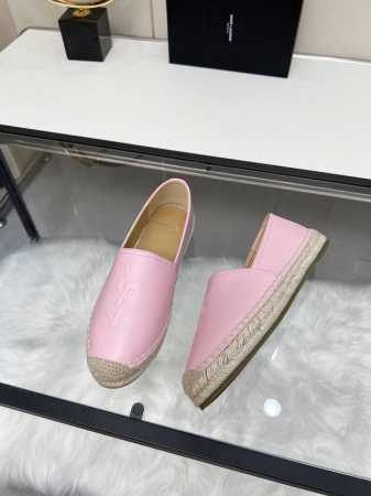 冲量 品牌：Saint Laurent 圣罗兰 面料材质：布面 内里材质：羊皮内里，羊皮垫脚 圣罗兰21春夏草编渔夫鞋，原版意大利直邮开发，与正品11,原版开模 - 点击图像关闭