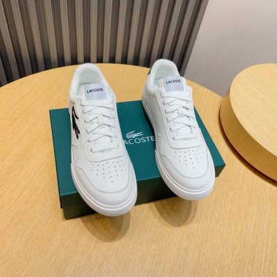 出厂价P Lacoste鳄鱼 原版经典款休闲鞋本款是官方主打经典款，1:1质量，原厂名师制作，采用原版头层荔枝纹牛皮舒适羊皮内里。完美楦型，大方时尚的设计，吸引
