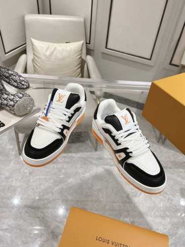 顶级代购级别 2024ss new Drop31 L-V Trainer 经典运动鞋 牛仔新色 十月份太古汇2双原版购人历时近三个月的原版复刻 各种水洗擦色工艺