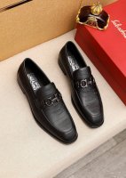 商品商标：Ferragamo 菲拉格慕 休闲皮鞋 正码码数: 38-44 45.46订制 商品材料：精选 进口头层小牛皮压花鞋面+奢华五金扣，进口水染牛皮内里。