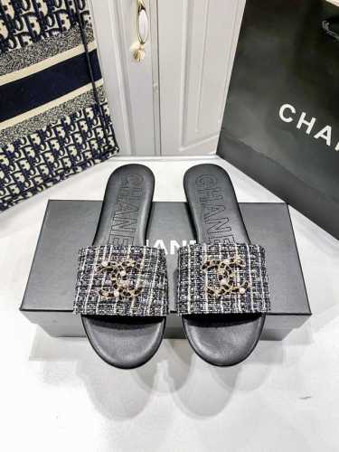 橙子出厂价p chanel 香奈儿春夏新款 精美珍珠双C扣平底拖鞋 休闲凉拖 小红书早春推荐 小香风25Ss 顶奢新品 千金气质 码数 35-41