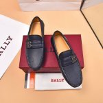 BALLY.巴利 官网一比一.新款豆豆鞋，每一位成功男士的身份衬托，上脚大气稳重高端定制专柜原版头层牛皮+进口羊皮内里。不管风吹雨打鞋楦不变，经得起时间的验证黑