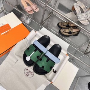 橙子出厂价p hermes 爱马仕春夏新款 魔术贴二舅拖鞋 休闲凉鞋 码数 35-42