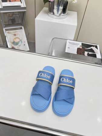 冲量价: Chloe 蔻依 最新的交叉编织带罗马拖鞋 进口定做的高密度多物料组合织带 并不是一般的帆布 logo字样 原版私模高密度橡胶发泡鞋底 人工固特异手法 - 点击图像关闭