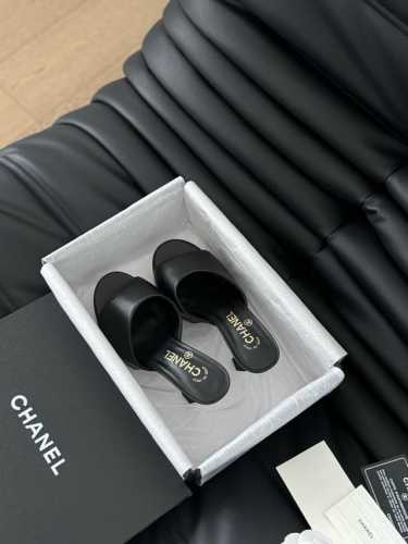 chanel 24S早春新款鱼嘴系列玛丽珍凉鞋 一如既往的高版本 经典防水台版面 鞋面内里羊皮 真皮大底 Size:35-39 其他码数定