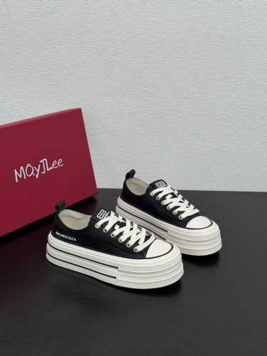 Mqyjlee 2025春季新品经典百搭的厚底休闲板鞋 这款鞋子不管是颜值、脚感，品质统统在线，百搭又有亮点 牛皮面料超级柔软，头层猪皮垫脚Q弹吸汗透气，不管是