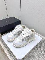 出厂 高版本 Amiri埃米尔 秋冬新款时尚运动鞋情侣款 休闲 运动鞋 板鞋 Amiri新一季放弃了摇滚朋克的风格，使用了大量不饱和色系，莫兰迪色调，无论是看到
