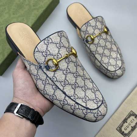 实价批 红遍半边天的gucci 经典半拖 春夏又出新作，又得准备剁手啦购入正品开模套楦 从用料到楦形 一丝一毫都精准无确。私家开模原版五金 原版对色实心五金非市 - 点击图像关闭