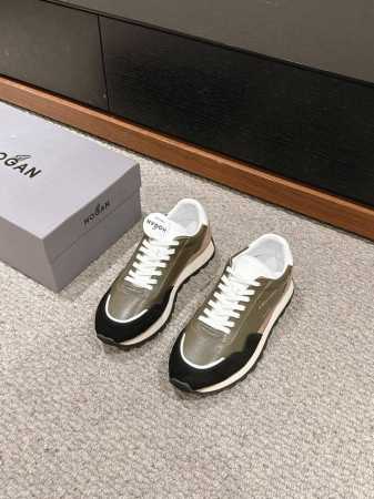 顶级品质 Hogan Ss24 New Arrival～ 霍跟2024春夏新品情侣款运动鞋 鞋面牛皮配色超好看，视觉效果更协调， 脚感舒适轻盈，增高效果满分好看 - 点击图像关闭