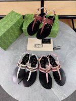实价： Gucci 古琦 2025春夏新款 顶级版本原版一致 专柜主打最新款 电绣拖鞋 硬货上新 代购级别！高级感十足！国内外博主刷爆的一款，复古又时髦 上脚美