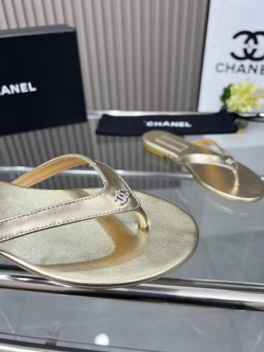 工厂p价 女装女鞋 运动原单 Chanel 香奈儿 25S 平底夹脚人字拖鞋升级版 码数 36-44 41-44定做不退换