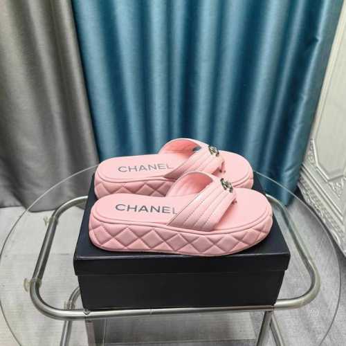 顶级版本 Chane* 2025Ss小香春夏新款火爆厚底休闲拖鞋 专柜同步 专柜非常火爆 非常难买的一款鞋 全网最火的厚底拖鞋 可想而知小香控不可错过的 颜值与