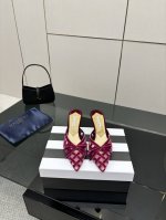 aquazzura Zp 原版开模 新品丝绒网纱 高跟凉鞋 采用原版定制真丝制成 原版开模施华洛奇水钻装饰扣 超闪 大底金色标志性菠萝微标赋予单品丰富的品牌内涵