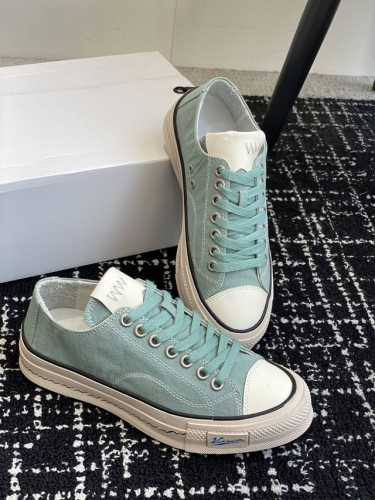 代购级 VISVIM SKAGWAY LO CANVAS 25ss帆布鞋，常规款 SKAGWAY LO 时隔多季重新回归！连着做了几 厚底和做旧，低帮的 SKA