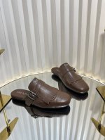 PRADA 普拉达 25 2025春夏新品 专柜走秀款复古流苏半拖鞋乐福鞋系列走秀款 复古感时髦满满 随意百搭 时尚休闲 独到味人人都爱也轻松驾驭 每年都会爆.