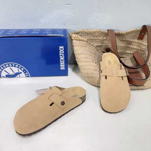 高品质出厂 ！小众潮牌情侣款！BIRKENSTOCK 勃肯25Aw春夏新色休闲懒人鞋包头半拖夏天人手必备一双的勃肯鞋。乳木软胶鞋底、触感柔软、包裹性好、穿着舒适