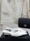 厂价 Chane*｜小香25C春夏新品 兔毛尖头穆勒半拖鞋 这穆勒半拖也太美了吧！ 一眼看见就念念不忘 小尖头搭配兔毛设计元素Yyds！ 上脚真的太绝了贼拉显瘦