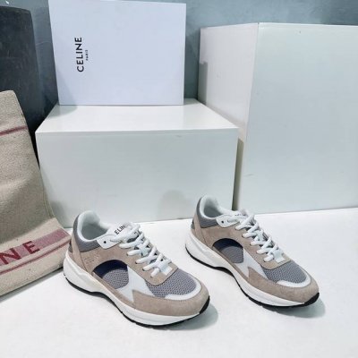 高品质 ！顶级品质Celine赛琳25春夏新品Runner Cr-03系列运动鞋老爹鞋 松糕厚底休闲鞋！顶级品质 精心设计的撞色拼接，充满了无尽的创意与激情。休