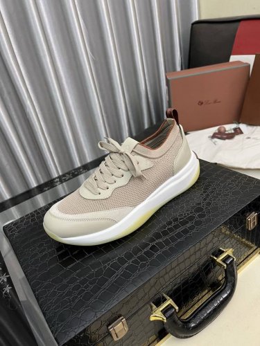 出厂价Pp： Loro Piana 诺优翩雅 Lp 经典款休闲鞋，男士系带休闲鞋运动鞋，高品质轻便舒适面料，户外休闲均可，配色年轻又有活力，鞋面意大利进口鹿皮，