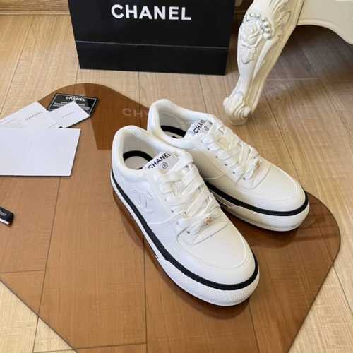 CHANEL 香奈儿2024顶级专柜 早春新款 官网上新 独家首发 香奈儿 早春顶级休闲板鞋 小红书种草 时尚博主推荐 明星同款 原鞋开模 代购版本 进