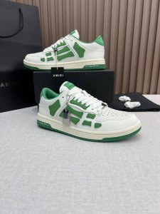 出厂价pp #情侣款 官网同步飞机盒包装 顶级版本 认准独家品质 区分市场通货 amiri埃米尔骨头鞋 官网同步更新情侣款最新配色 注意区分细节 接受一切对比