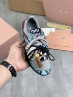 工厂P价P 实价 缪缪Miumiu 2025Vs春夏新款休闲鞋系列 主打最新款 休闲鞋硬货上新 代购级别！高级感十足！国内外博主刷爆的一款，复古又时髦 上脚美炸