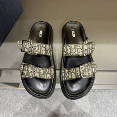 码数38-45 dior迪奥 最新款H-Town 系列 Oblique 厚底 拖鞋 凉鞋 原版购入开发 做货 这款 Dior H-Town 凉鞋致敬运动风格经典