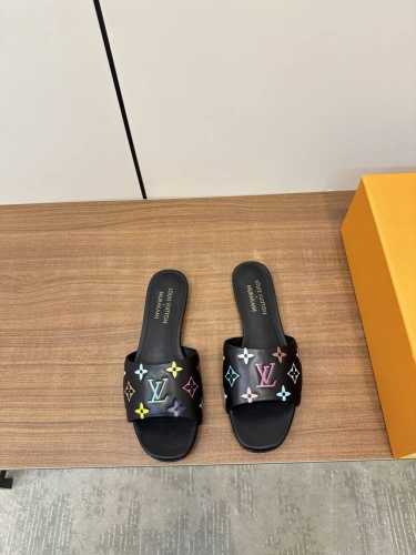 顶级版本Lv 路易威登 X Tm 6Am 村上隆联名款平底拖鞋 P360 2025 早春新款 顶级版本原版一致 专柜主打最新款 Lv X Tm 6Am 村上隆联