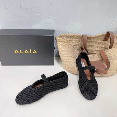 高品质出厂 ！小众潮牌Alaia阿莱亚25春夏新品毛线针织编织镂空复古扣带玛丽珍鞋芭蕾舞平底鞋！章小蕙同款甜酷芭蕾风，人气超高的一款芭蕾舞鞋，浪漫又迷人舒适百搭 - 点击图像关闭