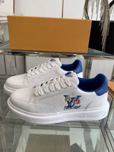 Louis Vuitton 路易威登 25ss新款休闲小白鞋 运动鞋驴牌LV路易威登为环保设计情侣鞋Charlie 与Squad运动鞋侧身超大LV logo 鞋