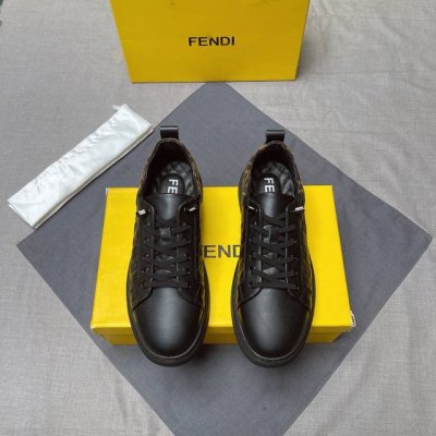Fen Di 芬迪 男士休闲 鞋专柜同步 代购高端好货 进口牛皮 羊皮内里 原版Tpu轻便大底 Size 38 39 40 41 42 43 44