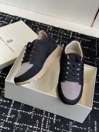 代购级 brunello Cucinelli 25Ss最新 Bc 系带 休闲鞋 鞋面进口麂皮 进口牛皮 内里进口 羊皮里 0.5Mm圆形冲孔设计 透气不闷脚 独 - 点击图像关闭