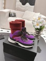 Chanel 小香C家 2024B 秋冬新款袜子运动鞋 软糯糯的针织靴筒运动鞋面 给人一种青春时尚气息 满满的活力朝气感 这双23b的新款连袜运动鞋一定是这一季
