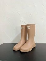 CHANEL 雨靴 Chane* 原版购入 独家高版 rain boots雨靴 无缝版本1:1升级版本 旧的无缝版本已下线 专柜断货王杨幂同款小香风雨靴 各大网