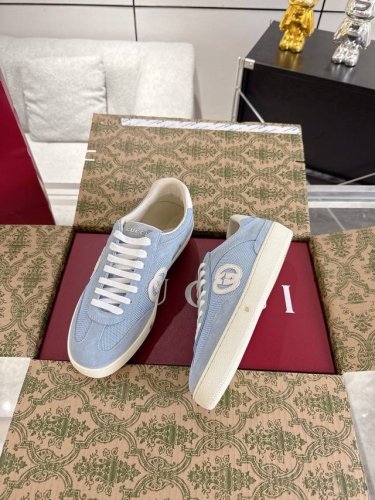 Gucci Mac80情侣款运动鞋 早春爆款代购版原版一比一开模大底鞋面头层牛皮 全套代购版本码数:35-44