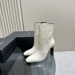 新款]YSL 圣罗兰 女士AUTEUIL镜面皮革短靴 SaintLaurent巴黎1周中国23秋Auteuil奢华漆皮踝靴 SAINTLAURENT这款“Aut