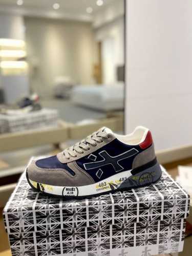 价格： 普瑞米亚达 Premiata Lander Trainers 兰诺系列米字低帮复古百搭 休闲训练运动鞋 premiata是意大利品牌。PREMIATA依