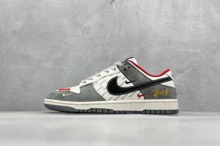 400 現貨 终端放店 Xc版 Nike Sb Dunk Low X Supreme 蛇年限定 白灰红三小钩满天星 纯原大厂出品 极力推荐 原装头层材料 独家版 - 点击图像关闭